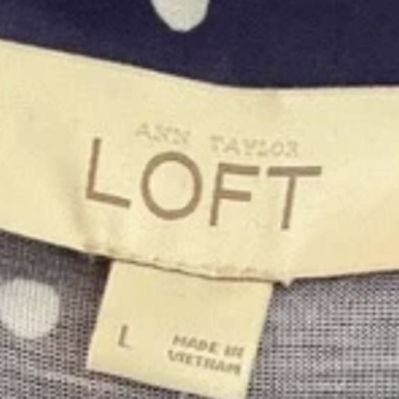 Navy Polka Dot Sleeveless Blouse - Picture 2 of 6